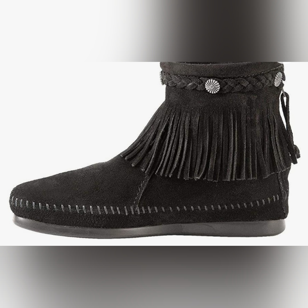 MINNETONKA BACK ZIP BOOTS - Picture 3 of 6